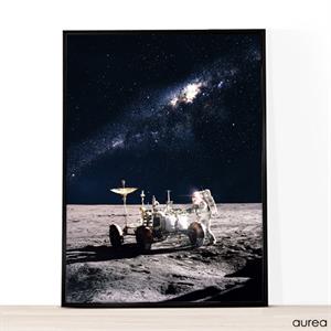 A4 plakat med Astronaut, No.3