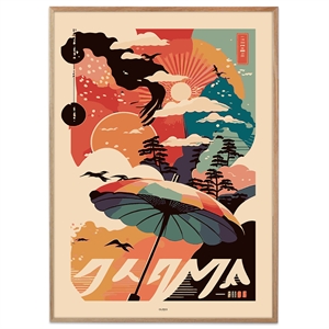 Plakat med japansk motiv