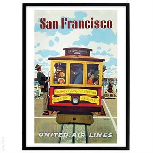 Retro San Fransisco plakat