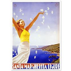 Retro plakat Santa Margherita