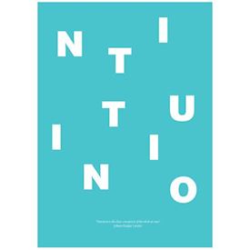 Wordpuzzle Plakat - Intuition