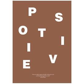 Wordpuzzle Plakat - Positive