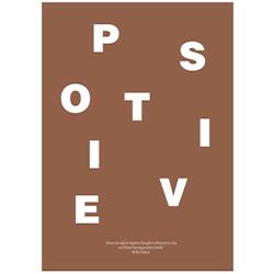Wordpuzzle Plakat - Positive