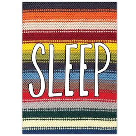 Plakat Knitted Happy Words - SLEEP