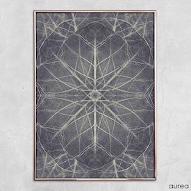 kaleidoskop plakat i grå nuancer til hjemmet