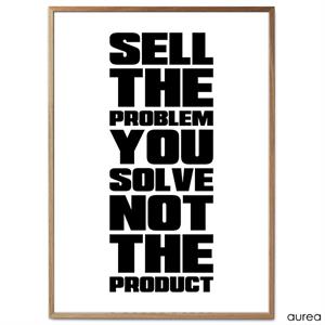 Plakat - Sell the problem