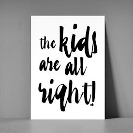 Postkort A5 - The kids are all right