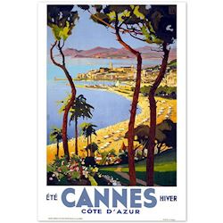 Retroplakat Cannes