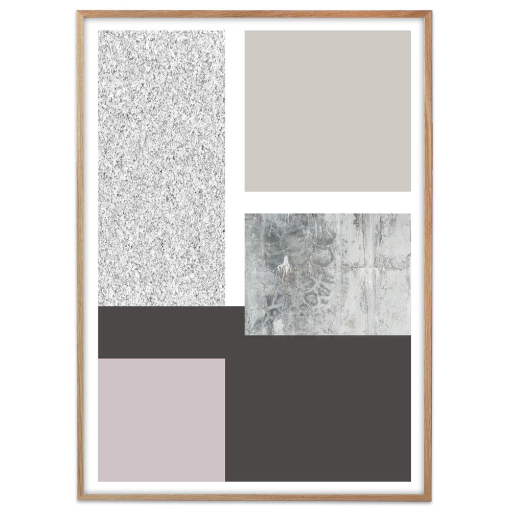 Plakat Mixed Materials Nude Colors