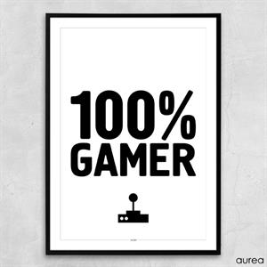 Plakat - 100% Gamer