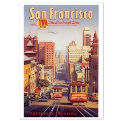 Retro Plakat - San Francisco