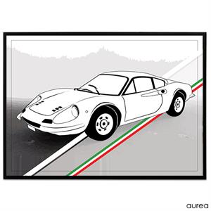 Ferrari Dino plakat