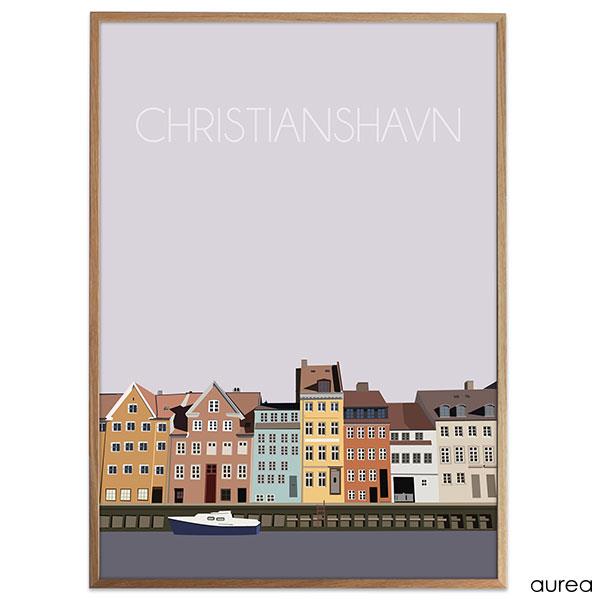 Plakat -Danmark - Christianshavn