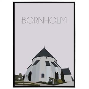 Plakat med Bornholm
