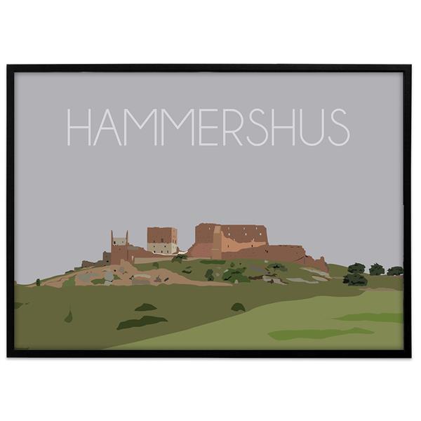 Plakat med Hammershus