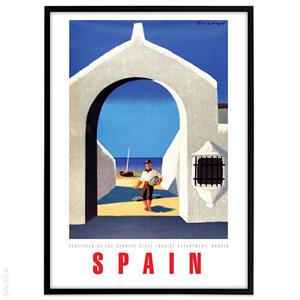 Retro plakat fra Spanien