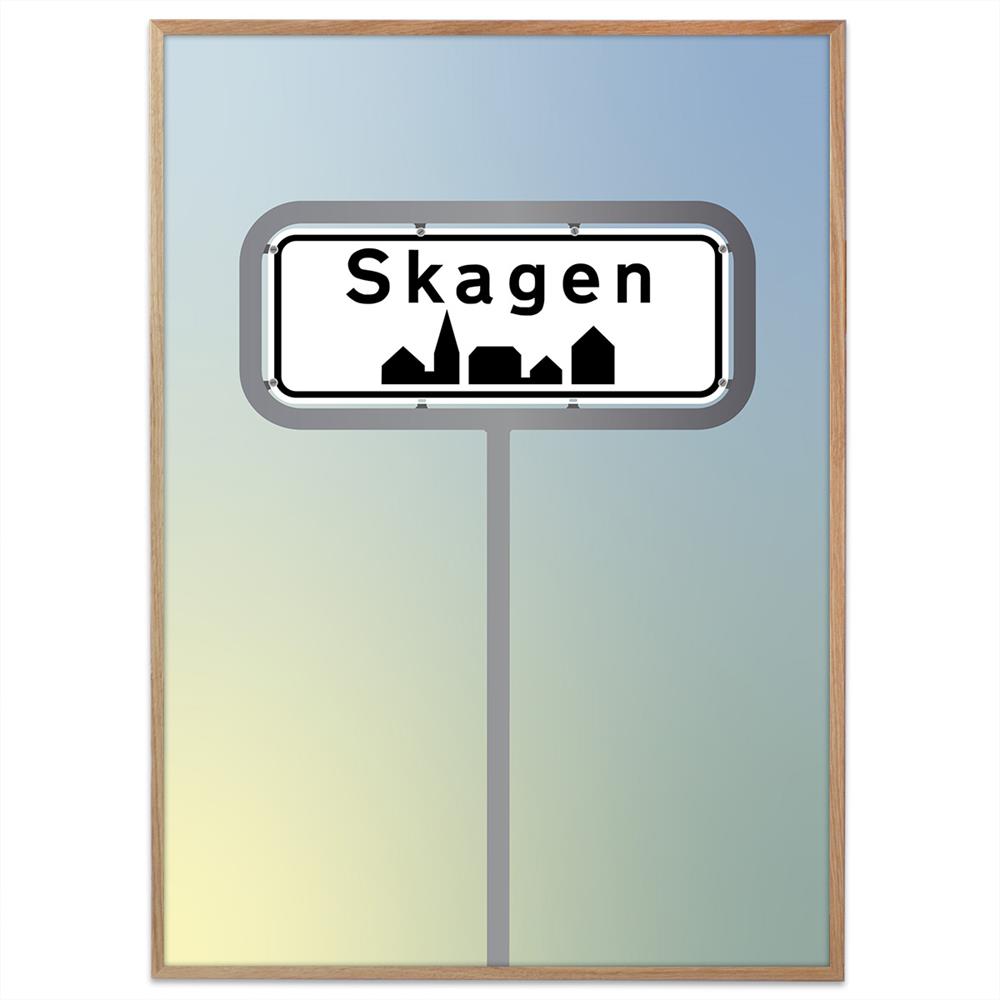 Plakat byskilt - Køb din Skagen Plakat her