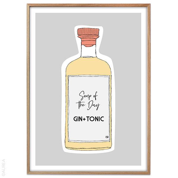 Plakat - Soup the day: Gin&Tonic