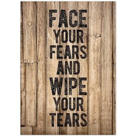 Kick ass plakat - Face your fears