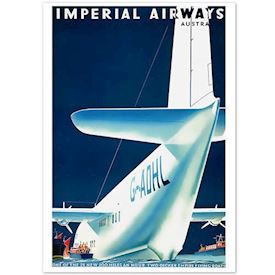 Retro Plakat Imperial Australien