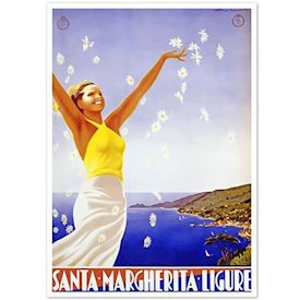 Retro plakat Santa Margherita