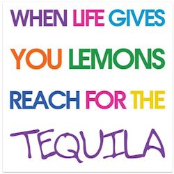 Citat plakat - Tequila Pangfarver