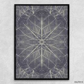 Plakat i grå nuancer, kaleidoskop no.2