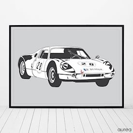 Plakat  - Porsche 904