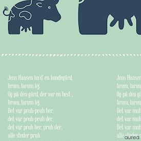 Plakat Jens Hansens bondegård dreng