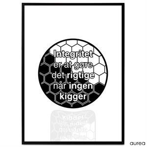 Plakat - Integritet