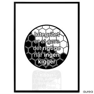 Plakat - Integritet