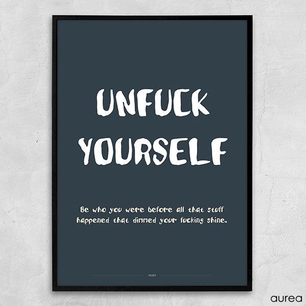 Plakat - unfu** yourself