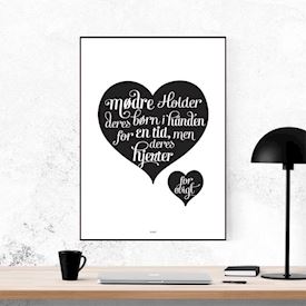 Plakat - Mødre - sort/hvid