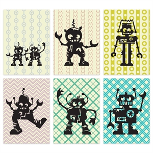 Postkort minigalleri - Robotter