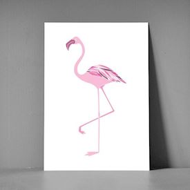 Postkort A5 - Flamingo