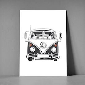 Postkort A5 - VW rugbrød
