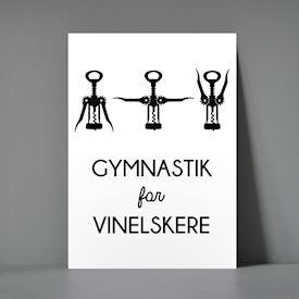 Postkort A5 - Gymnastik for vinelskere