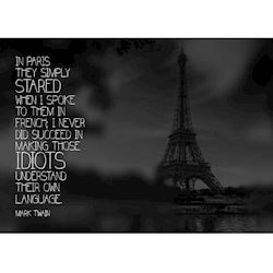 Plakat Paris - Eiffeltårnet 50x70cm