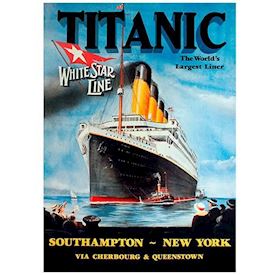 Retro Plakat - Titanic